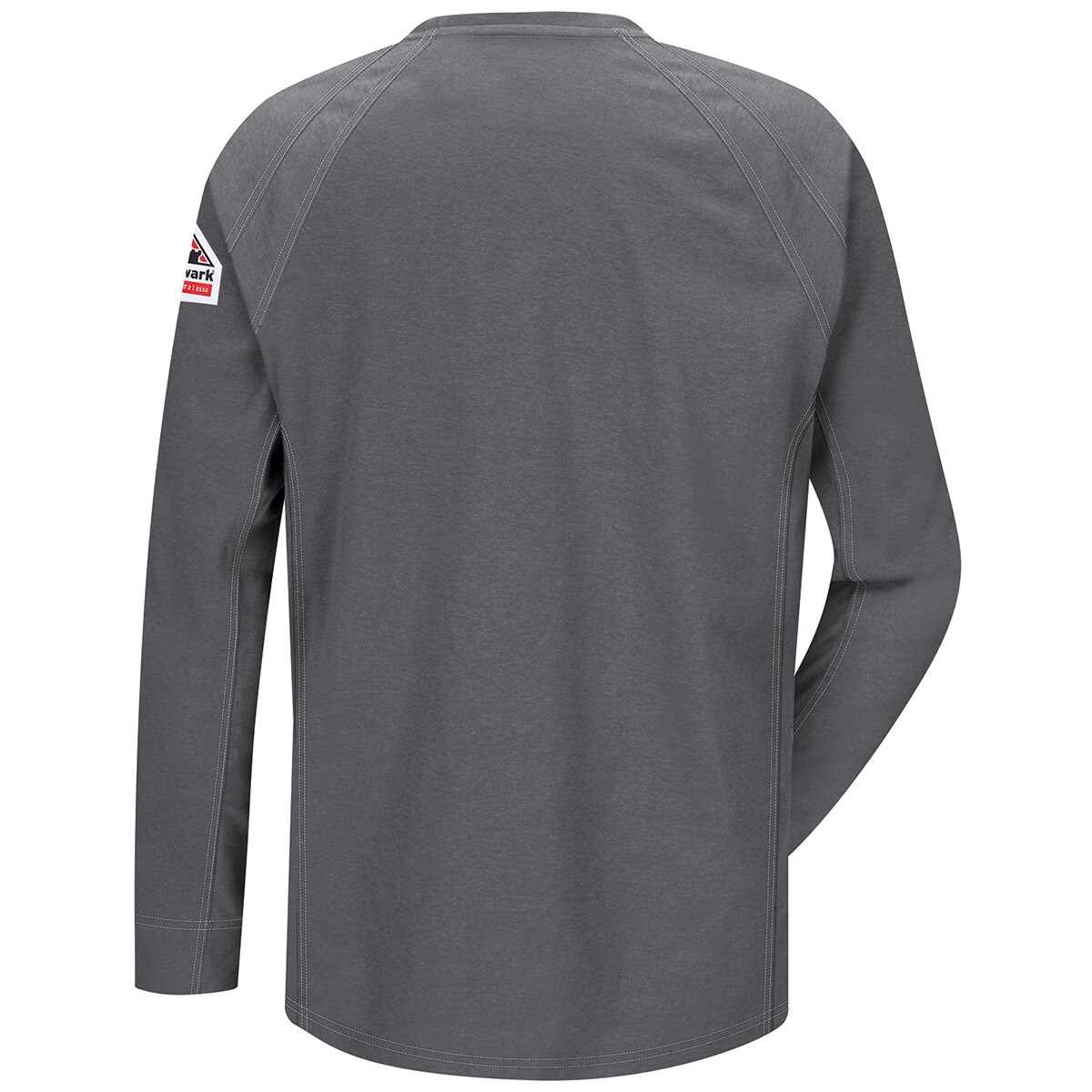 iQ Series Comfort Knit Men's FR Long Sleeve T-Shirt in Charcoal